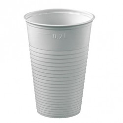 Gobelet souple blanc 2dl