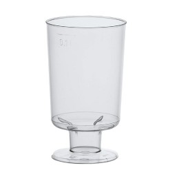 Verre à vin avec pied 1dl